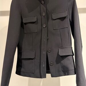 MaxMara Black Utility Jacket